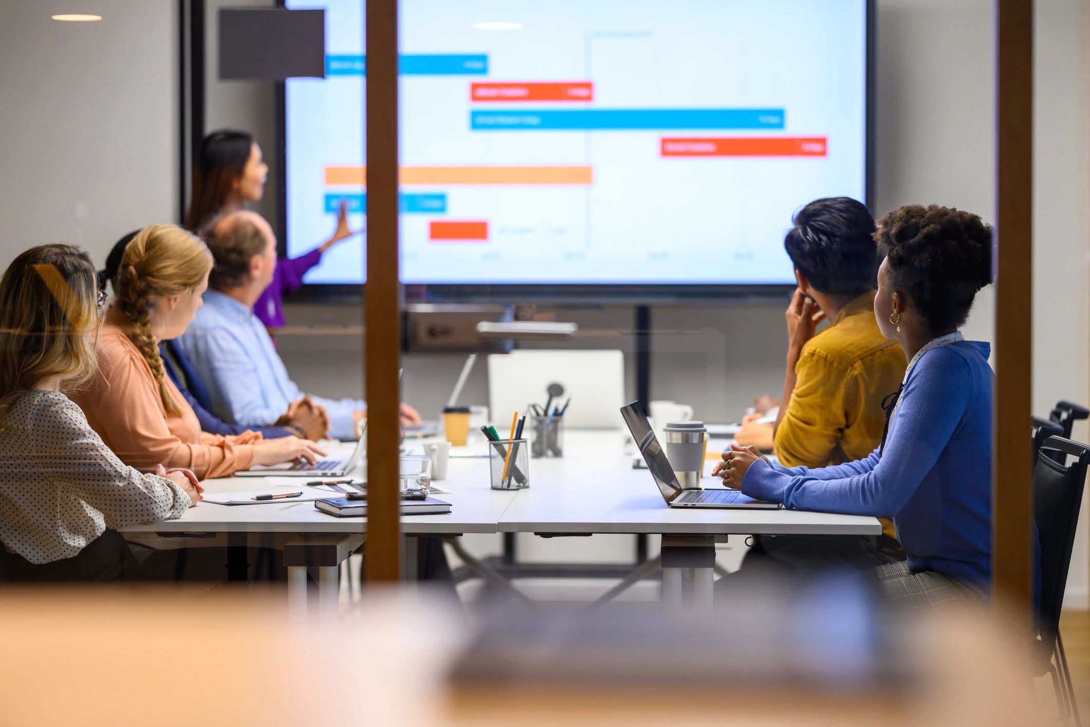 Business presentation supporting technology decisions