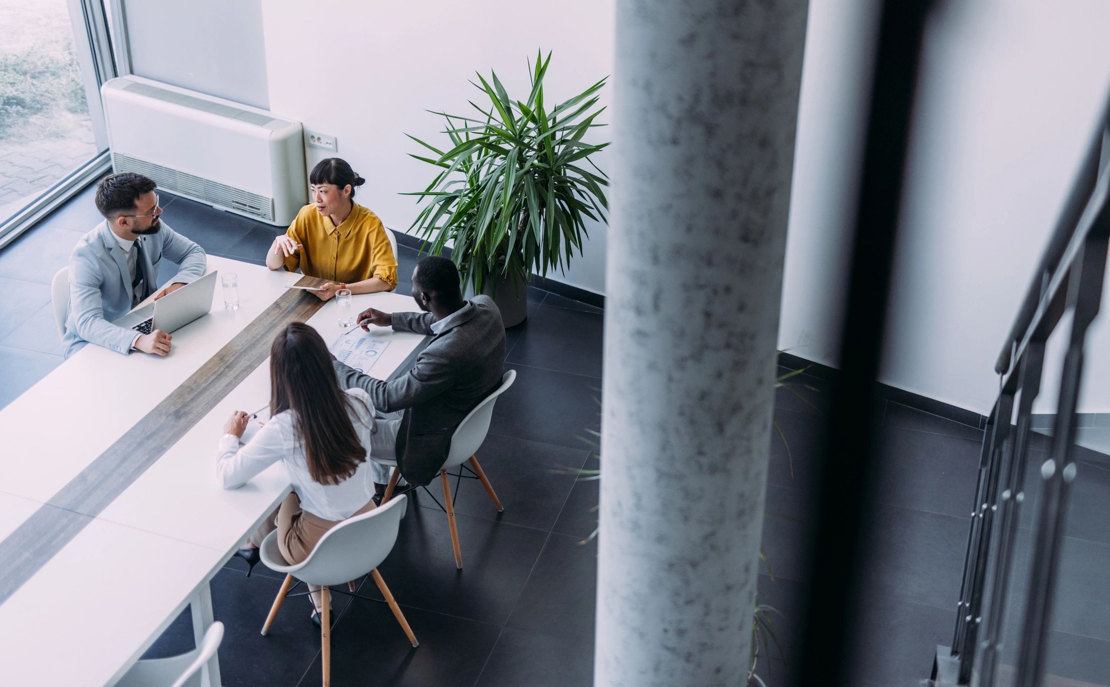 Business persons on meeting in the office.